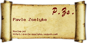 Pavle Zselyke névjegykártya